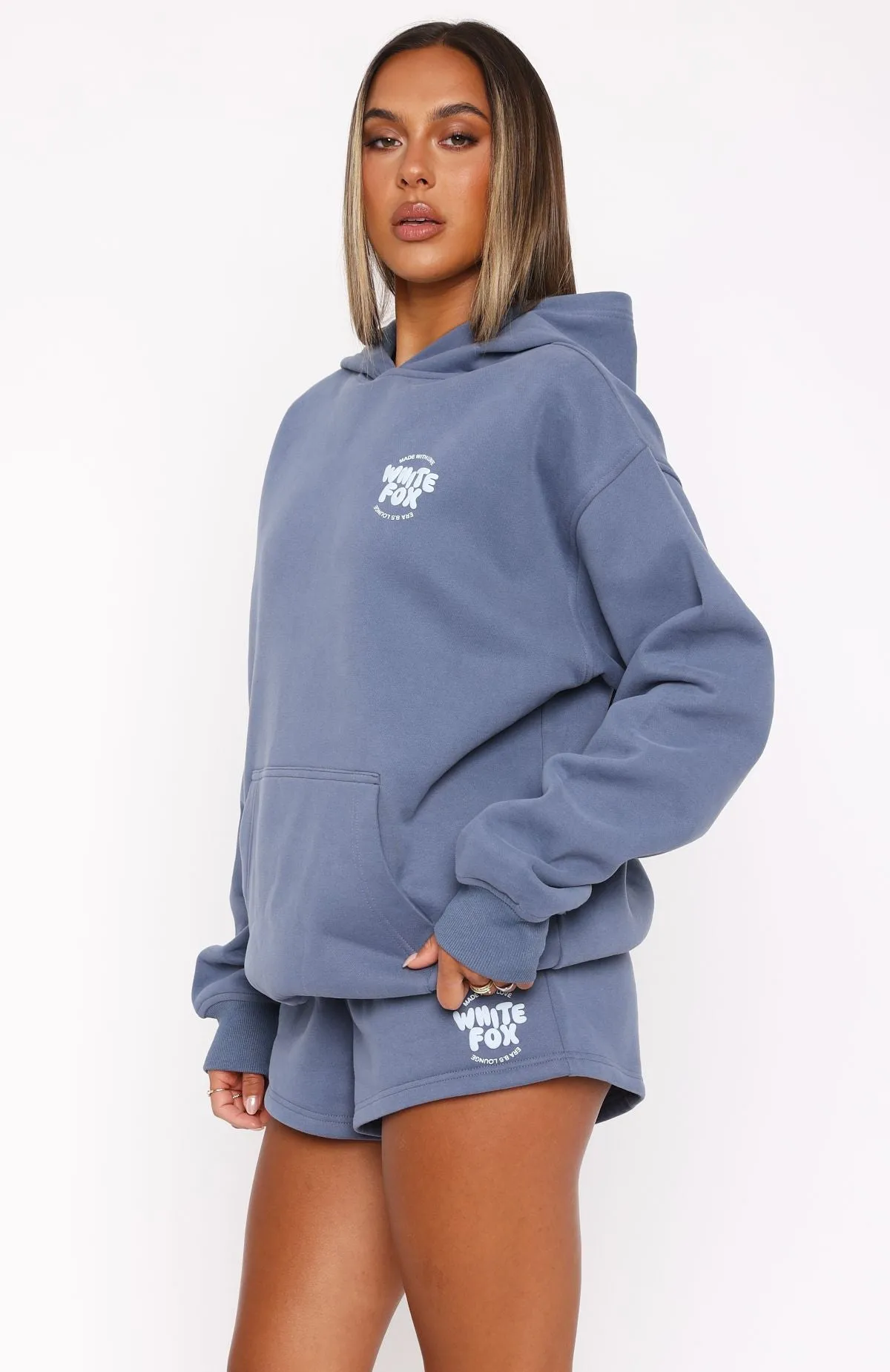 With Love For You Oversized Hoodie Ocean sold by White Fox Boutique product image thumbnail 4