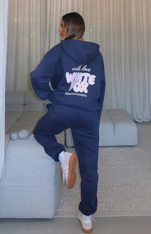 With Love Always Sweatpants Navy sold by White Fox Boutique