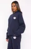 With Love Always Oversized Hoodie Navy sold by White Fox Boutique