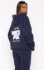 With Love Always Oversized Hoodie Navy sold by White Fox Boutique