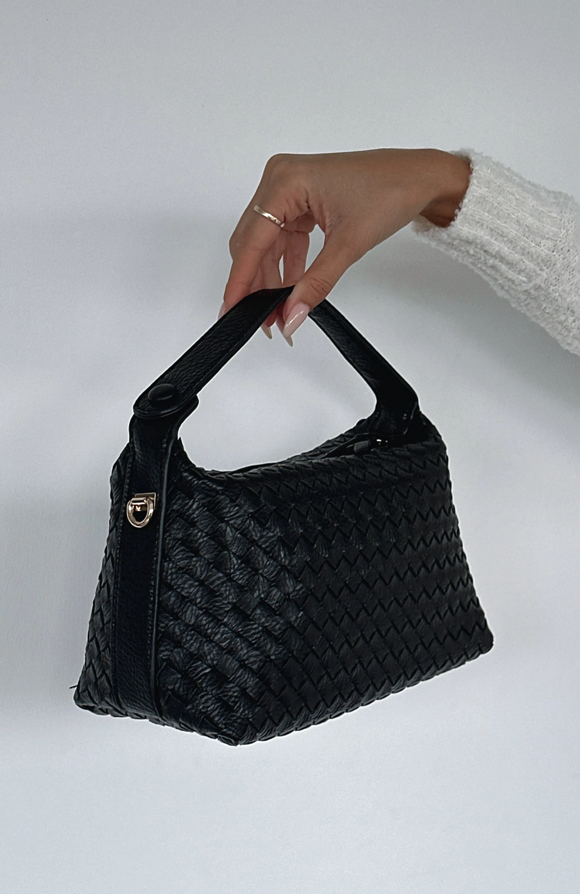 Lana Top Handle Bag Black sold by White Fox Boutique product image thumbnail 2
