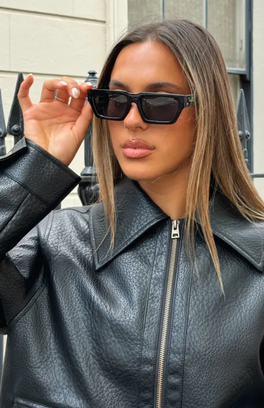 Jack Sunglasses Black sold by White Fox Boutique