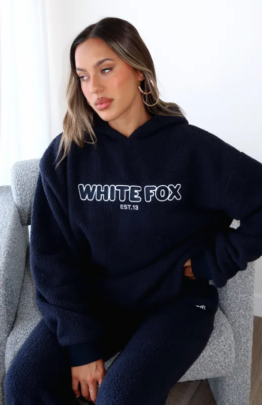 Don't Lose Me Oversized Hoodie Navy sold by White Fox Boutique