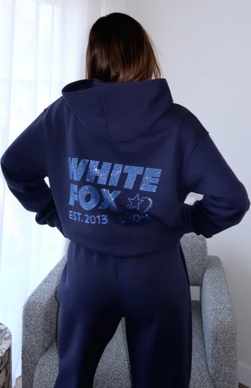 Always Shining Oversized Hoodie Navy sold by White Fox Boutique