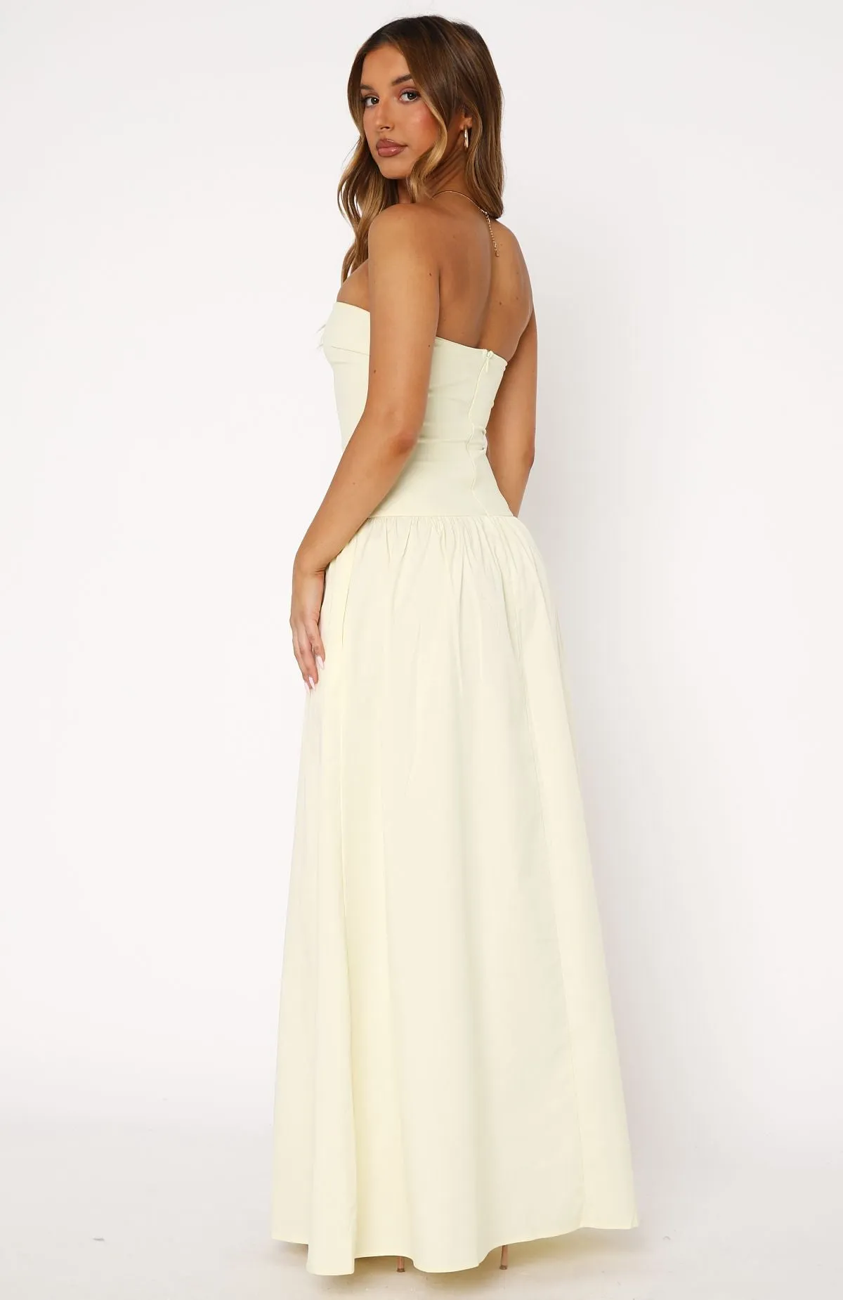 Take Back Maxi Dress Lemon sold by White Fox Boutique product image thumbnail 4