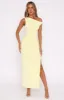 Little Bit Dramatic Maxi Dress Lemon sold by White Fox Boutique