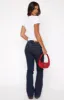 Wait For No One Low Rise Bootleg Jeans Dark Blue sold by White Fox Boutique
