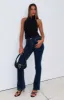 Wait For No One Low Rise Bootleg Jeans Dark Blue sold by White Fox Boutique