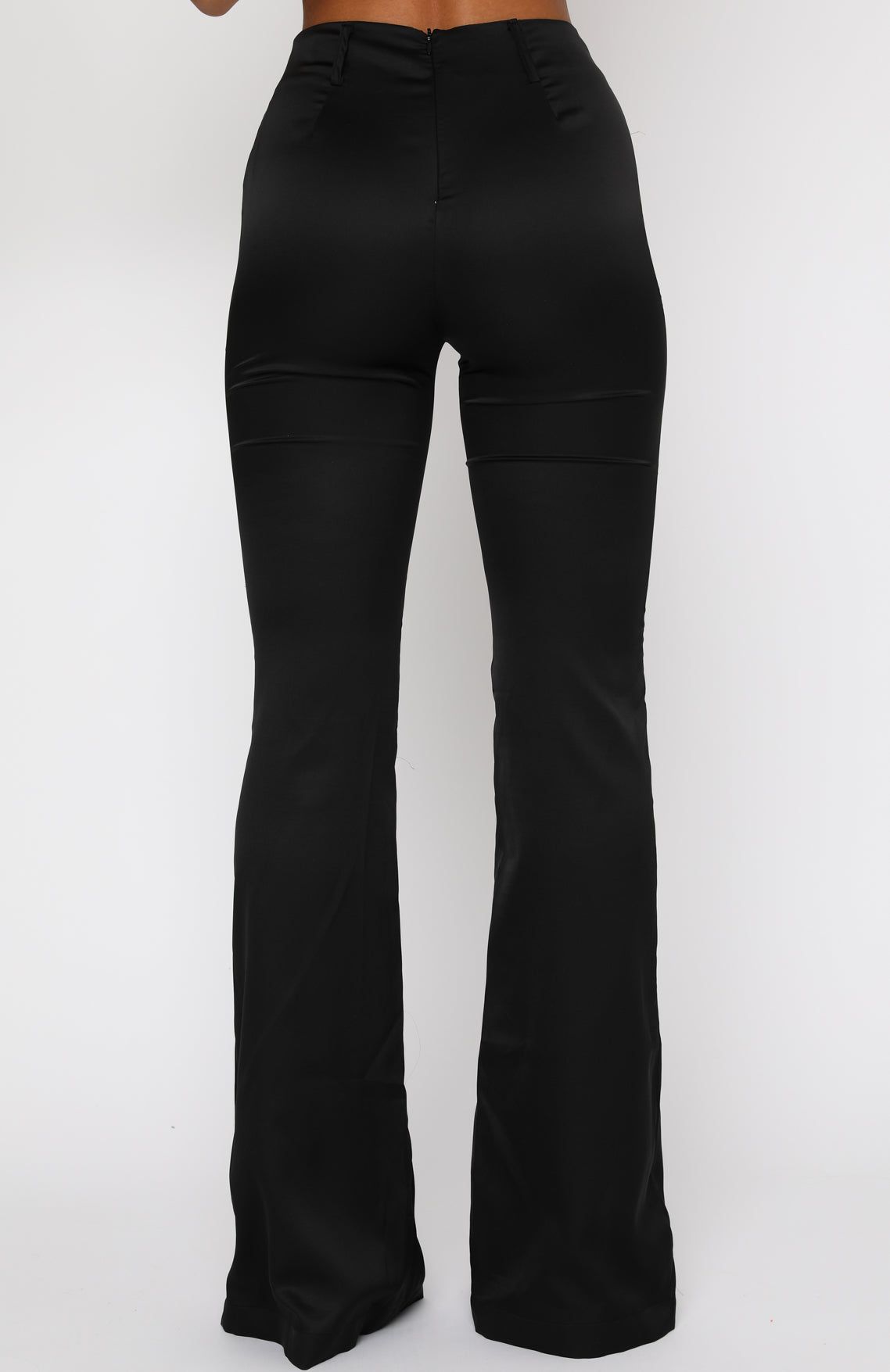 Fair Play Satin Pants Black sold by White Fox Boutique product image thumbnail 4