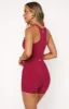 Work It Out Crop Berry sold by White Fox Boutique