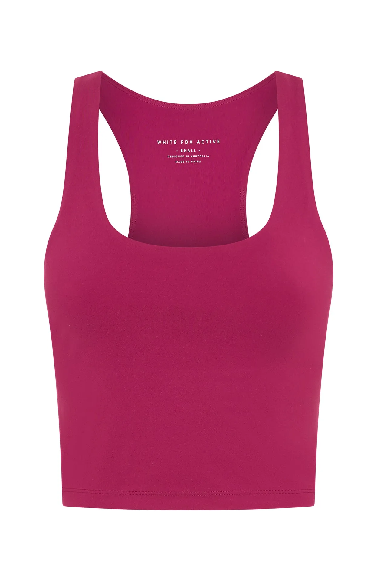 Work It Out Crop Berry sold by White Fox Boutique product image thumbnail 5