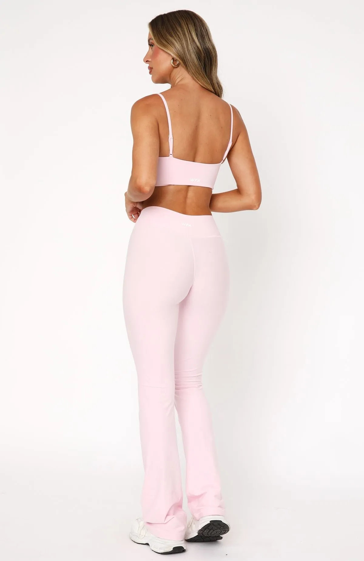 Wellness Flare Leggings Ballet Pink sold by White Fox Boutique product image thumbnail 4