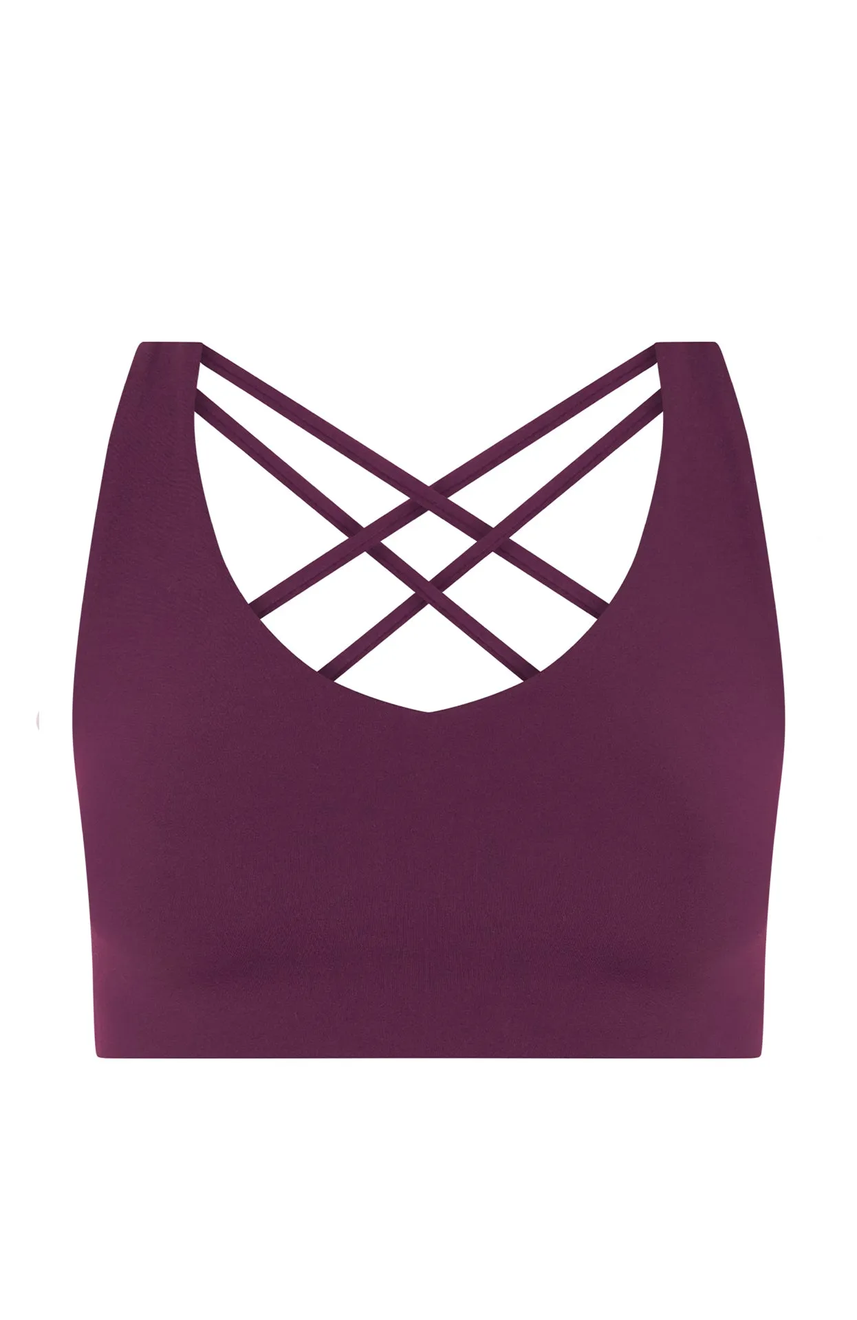 Stamina High Support Sports Bra Plum sold by White Fox Boutique product image thumbnail 5