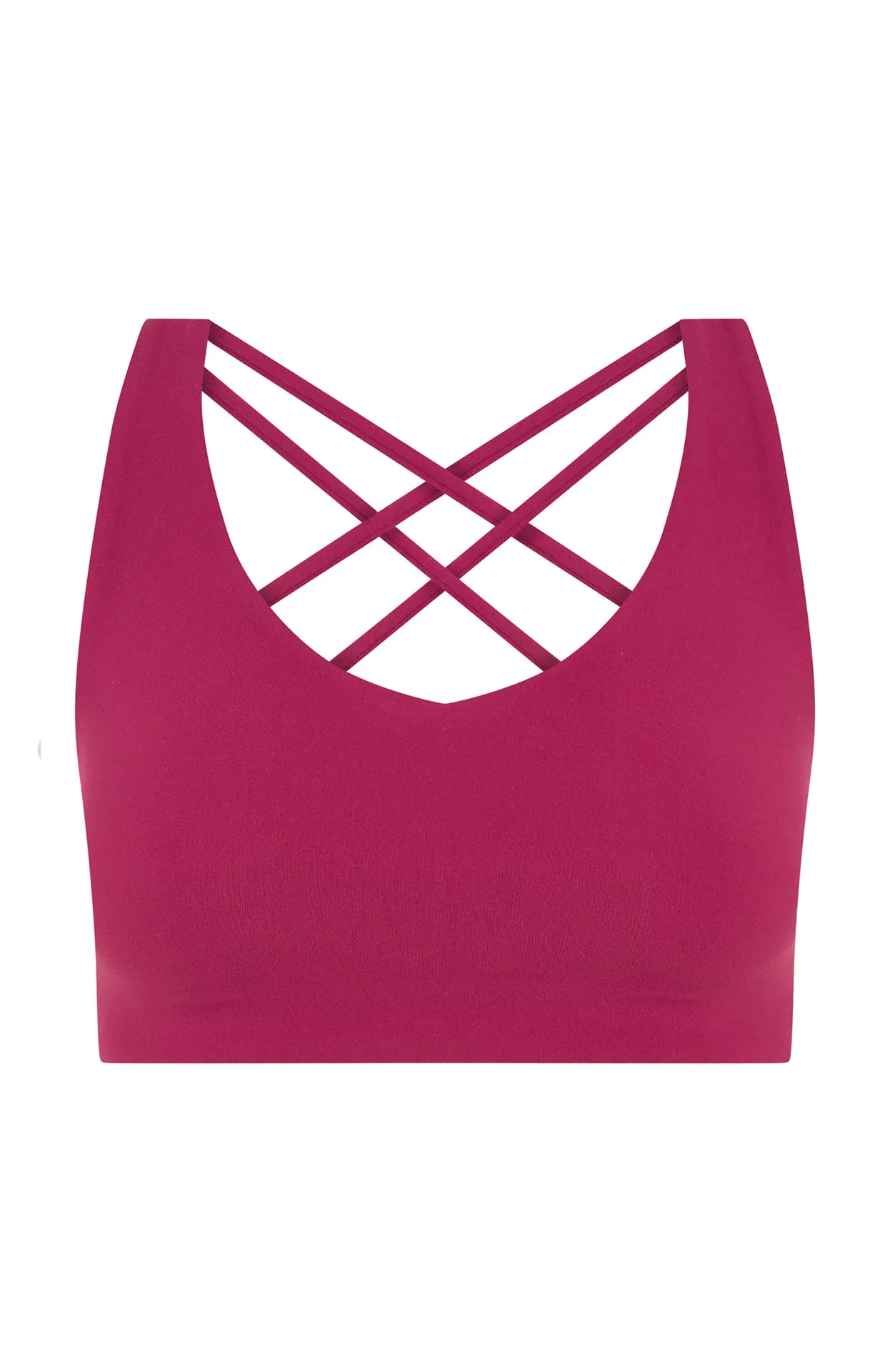 Stamina High Support Sports Bra Berry sold by White Fox Boutique product image thumbnail 5