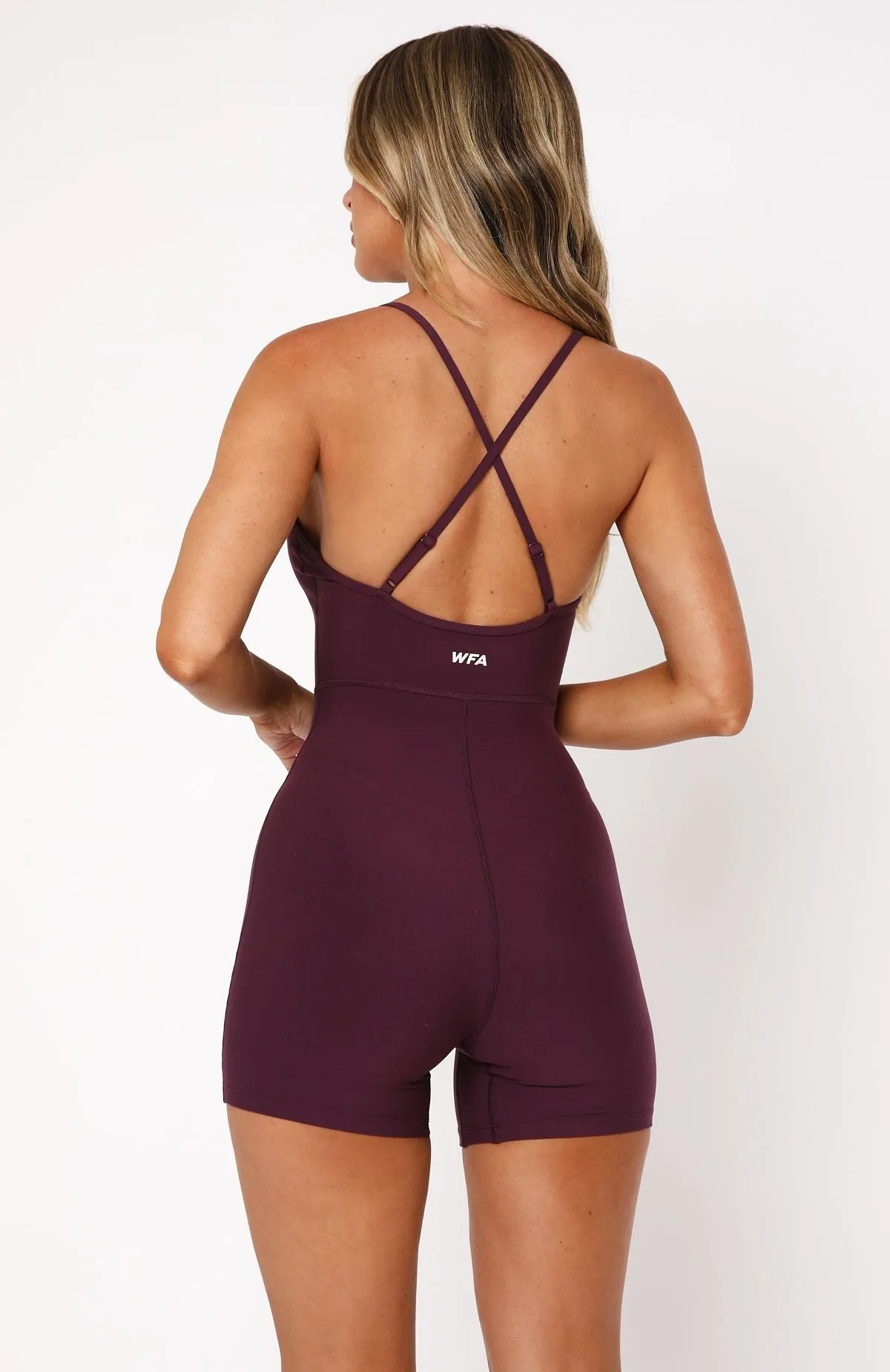 Power To You Playsuit Plum sold by White Fox Boutique product image thumbnail 4