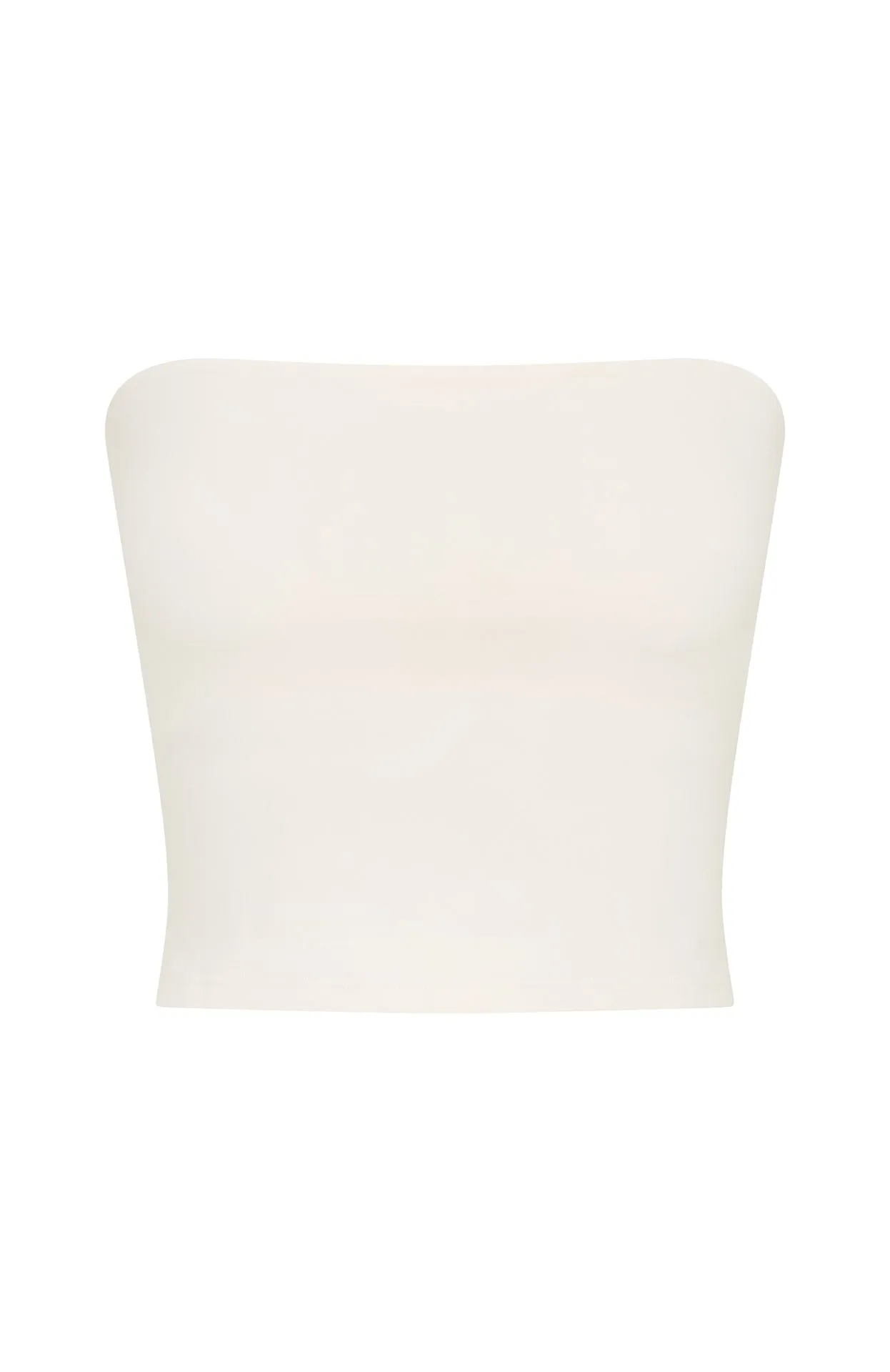 Discipline Strapless Crop Cream sold by White Fox Boutique product image thumbnail 5