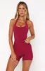 Body Pump Crop Berry sold by White Fox Boutique