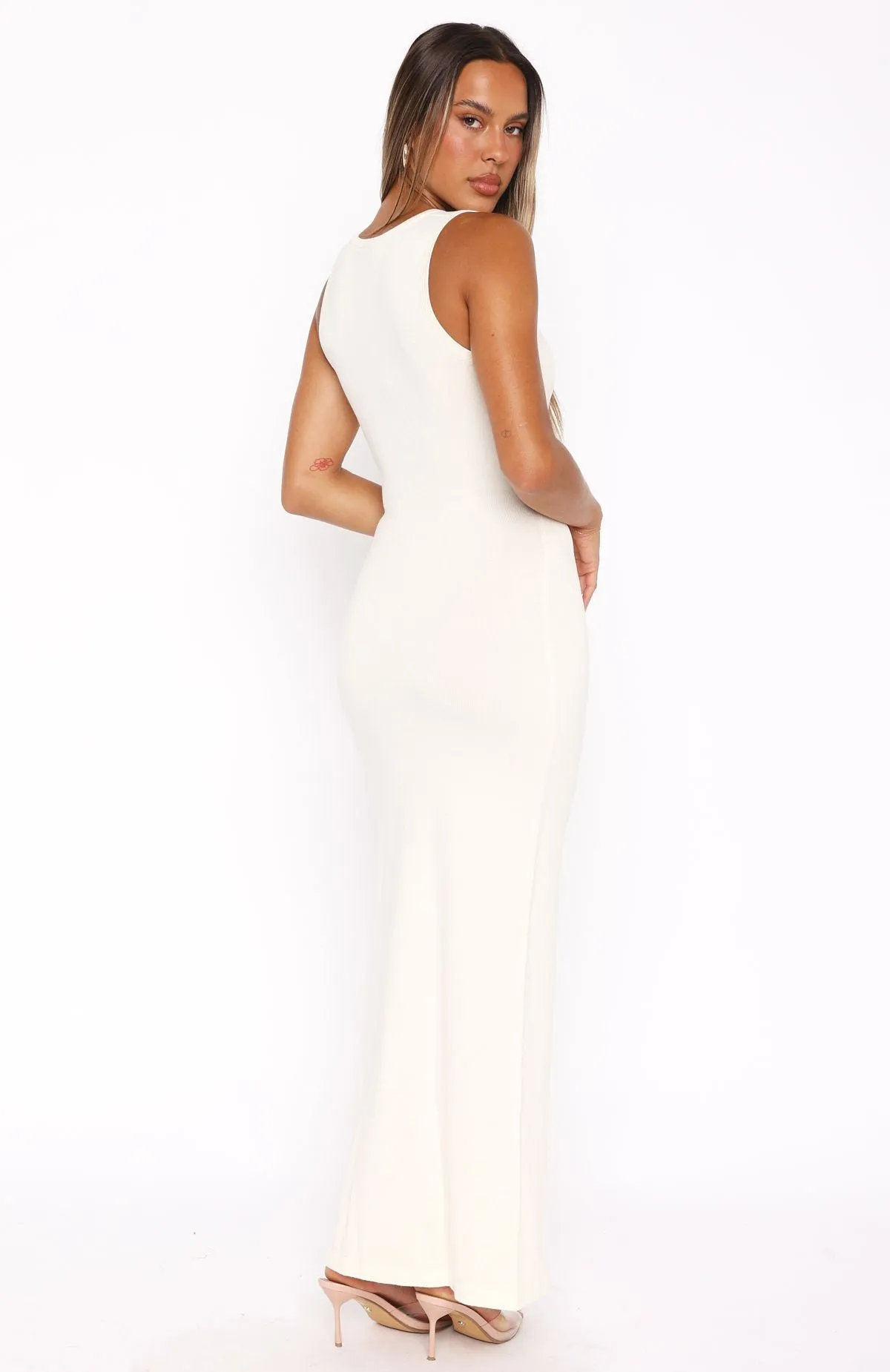 She's Back Maxi Dress Off White sold by White Fox Boutique product image thumbnail 4