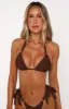 Bianca Bikini Top Chocolate sold by White Fox Boutique