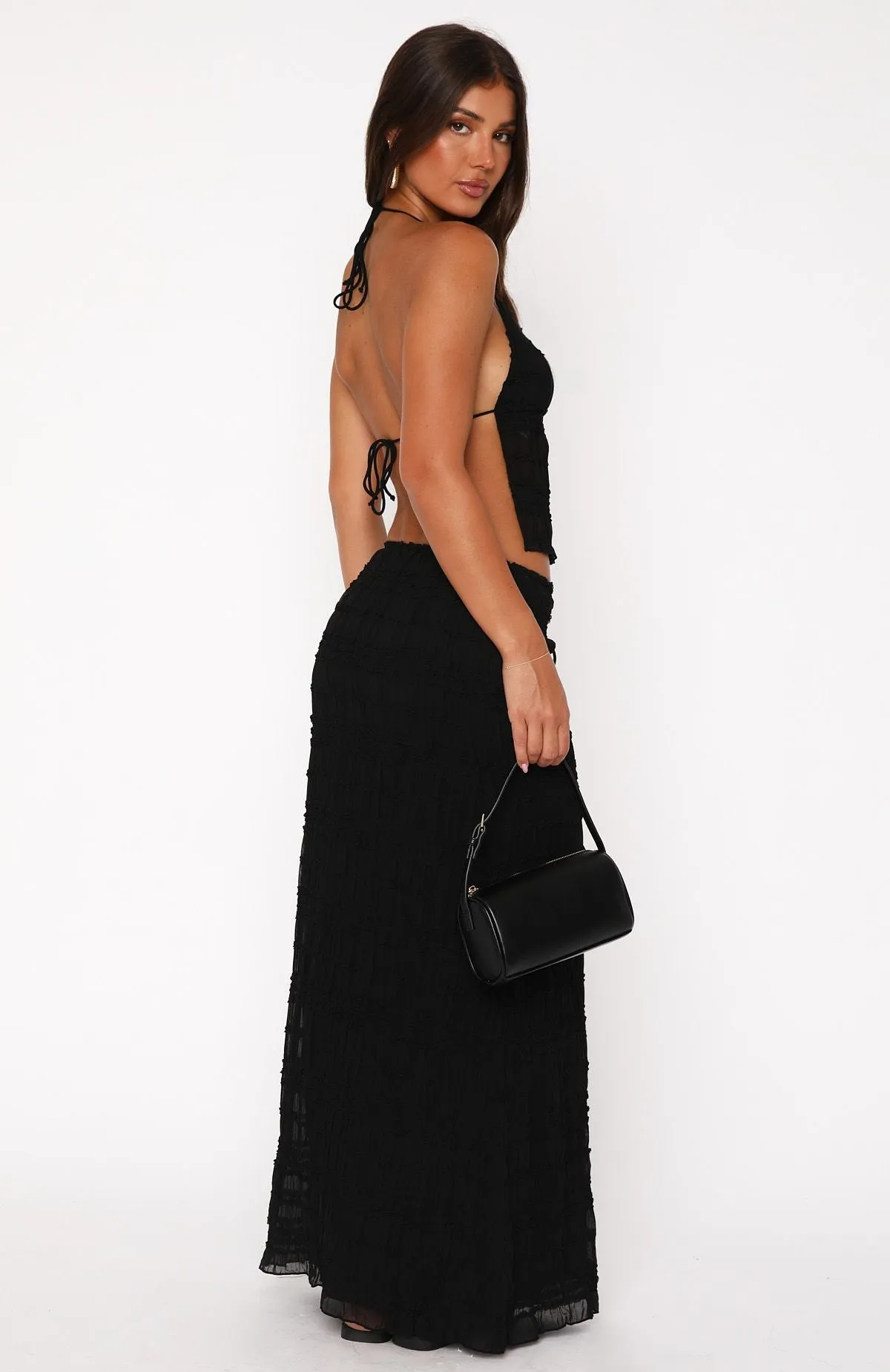 Hold Out Maxi Skirt Black sold by White Fox Boutique product image thumbnail 4