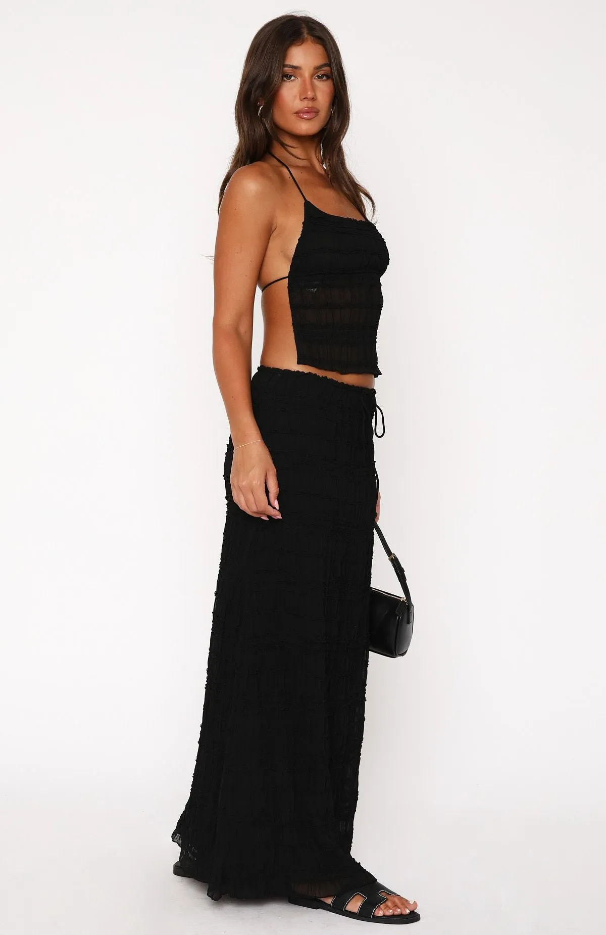 Hold Out Maxi Skirt Black sold by White Fox Boutique product image thumbnail 3