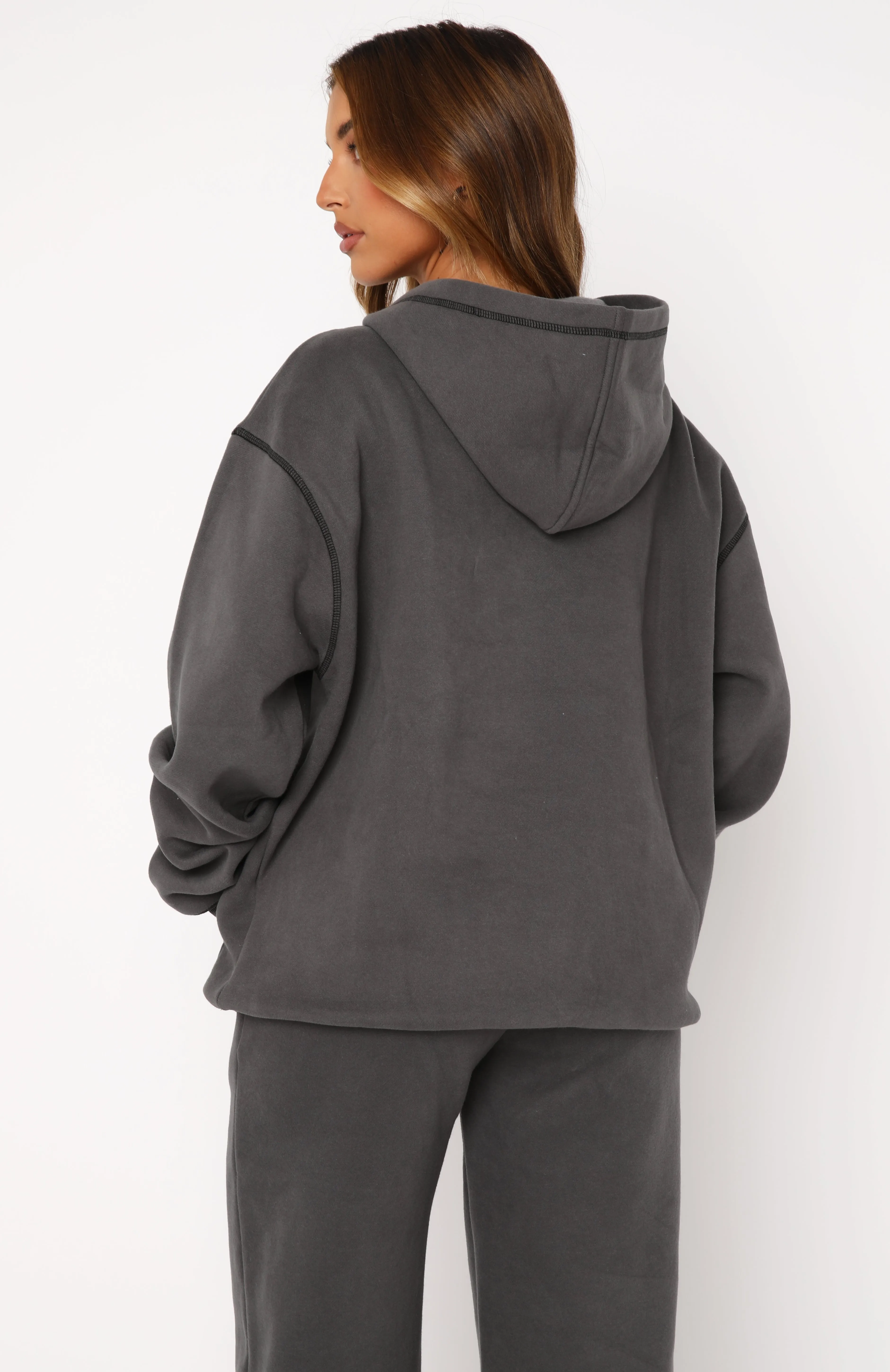 Instant Attraction Oversized Hoodie Charcoal sold by White Fox Boutique product image thumbnail 4