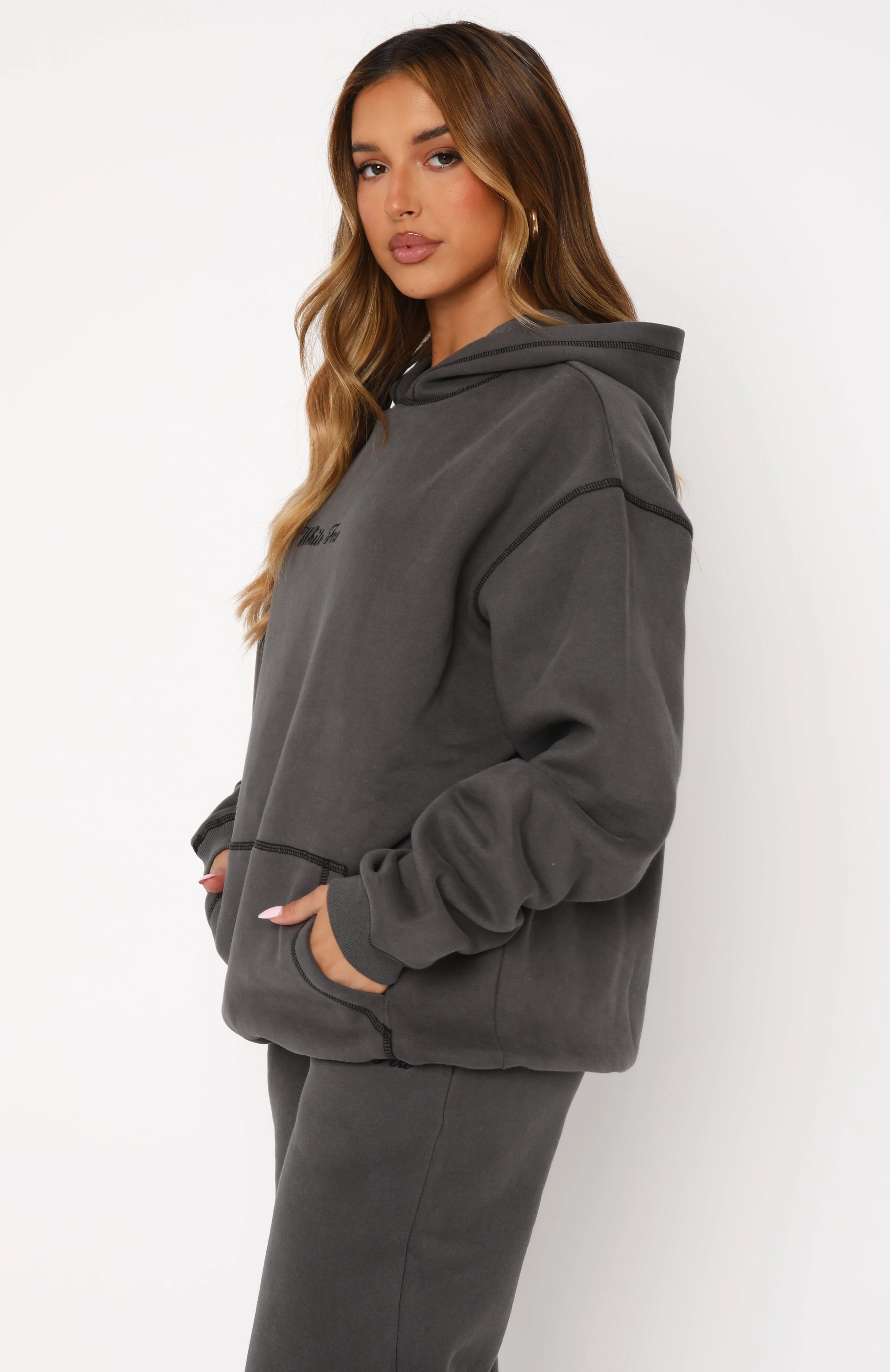 Instant Attraction Oversized Hoodie Charcoal sold by White Fox Boutique product image thumbnail 3