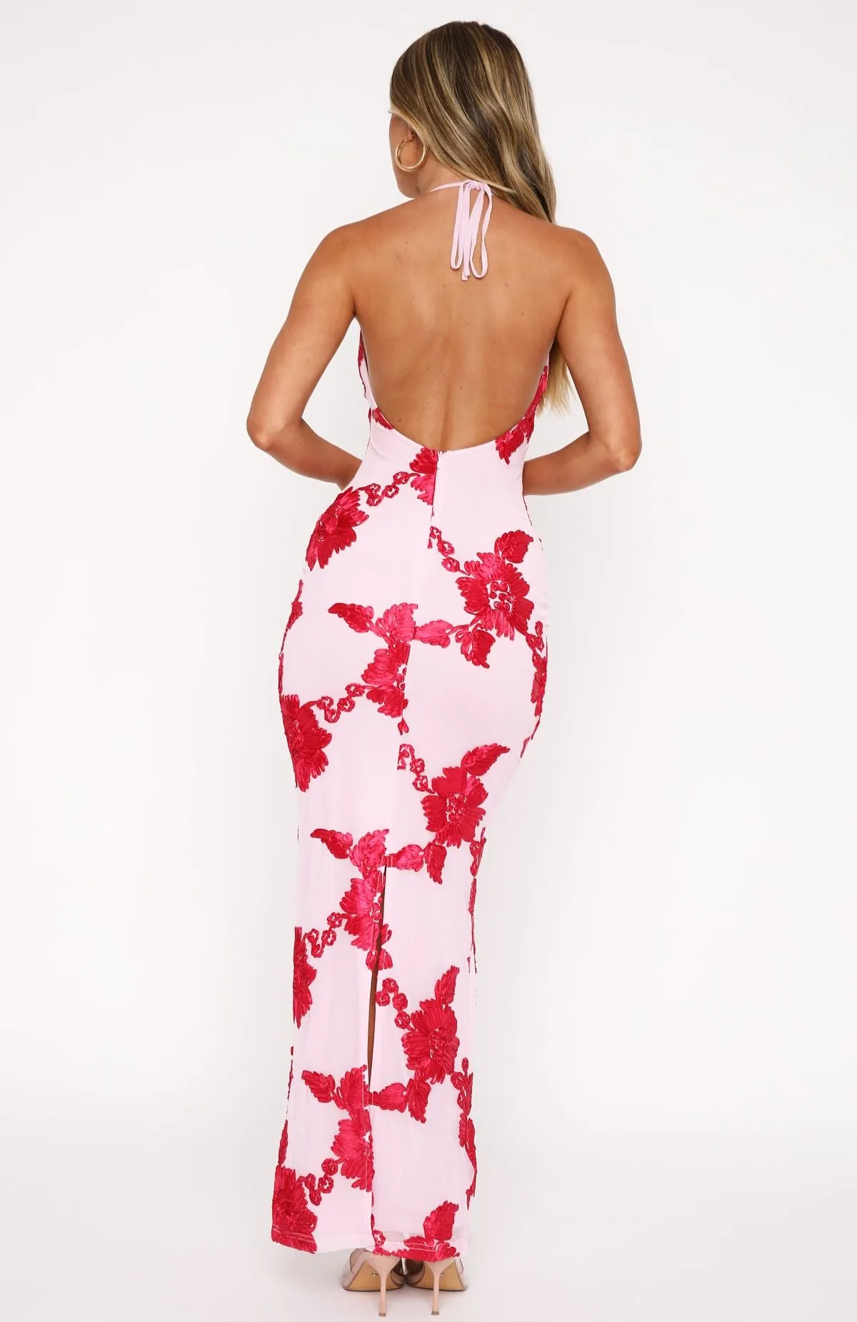 Summer Ready Maxi Dress Pink sold by White Fox Boutique product image thumbnail 4