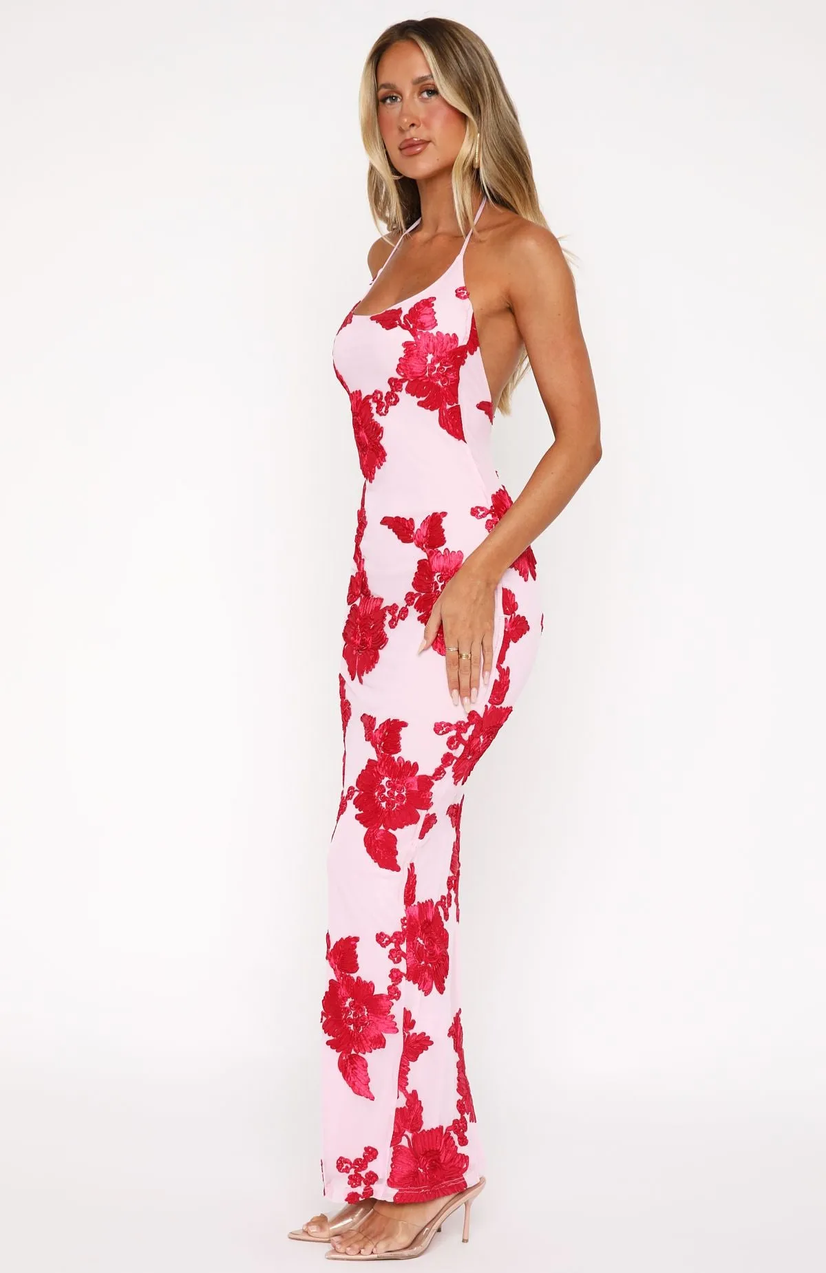 Summer Ready Maxi Dress Pink sold by White Fox Boutique product image thumbnail 3