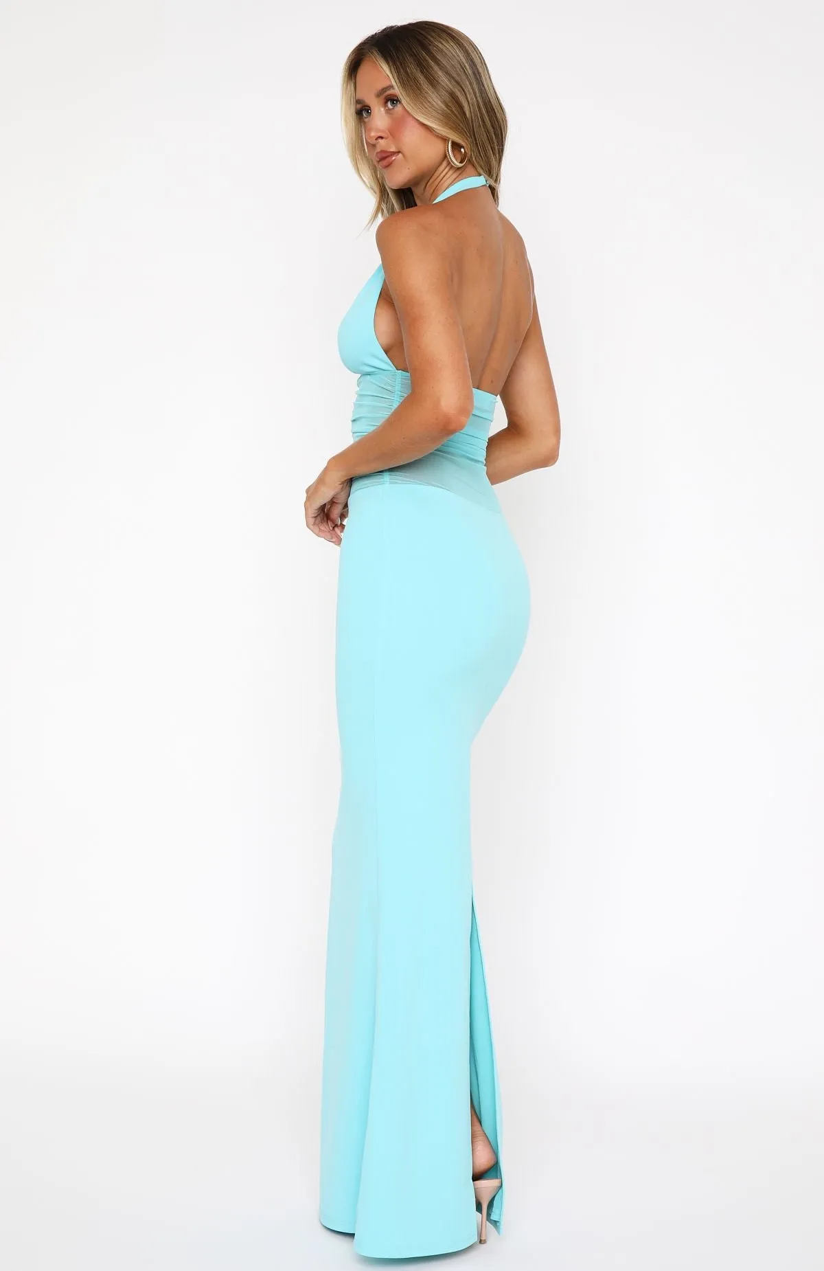 All My Love Maxi Dress Aqua sold by White Fox Boutique product image thumbnail 4