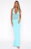 All My Love Maxi Dress Aqua sold by White Fox Boutique