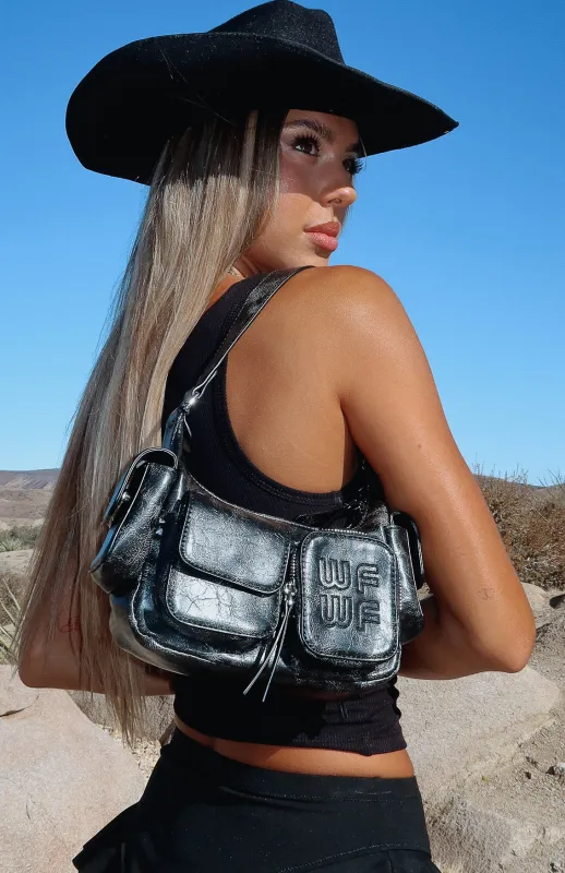 Dolly Shoulder Bag Vintage Black sold by White Fox Boutique