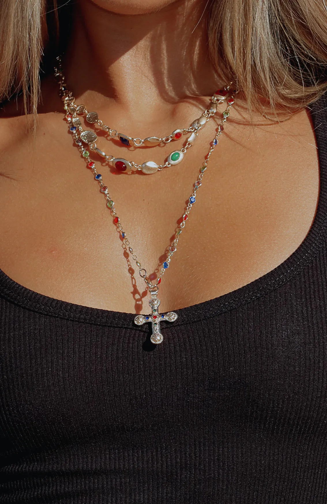 Valda Necklace Gold sold by White Fox Boutique