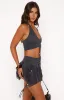 To My Heart Mini Skirt Charcoal sold by White Fox Boutique