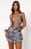 In My Dreams Mini Skirt Palm Oasis sold by White Fox Boutique
