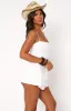 Photo ID Playsuit White sold by White Fox Boutique