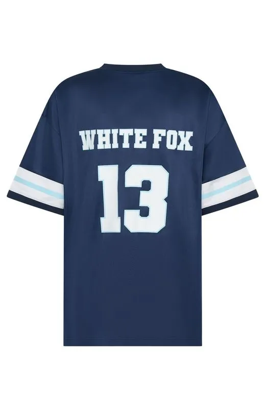 Friday Night Lights Oversized Jersey Navy sold by White Fox Boutique product image thumbnail 5