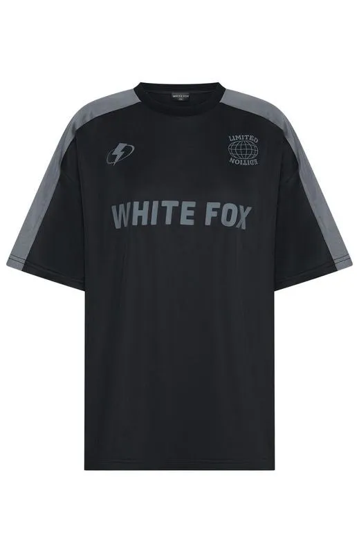 Checking Up On You Oversized Jersey Black/Charcoal sold by White Fox Boutique product image thumbnail 5