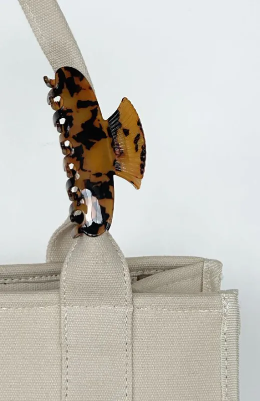 Tory Hair Clip Tortoise sold by White Fox Boutique