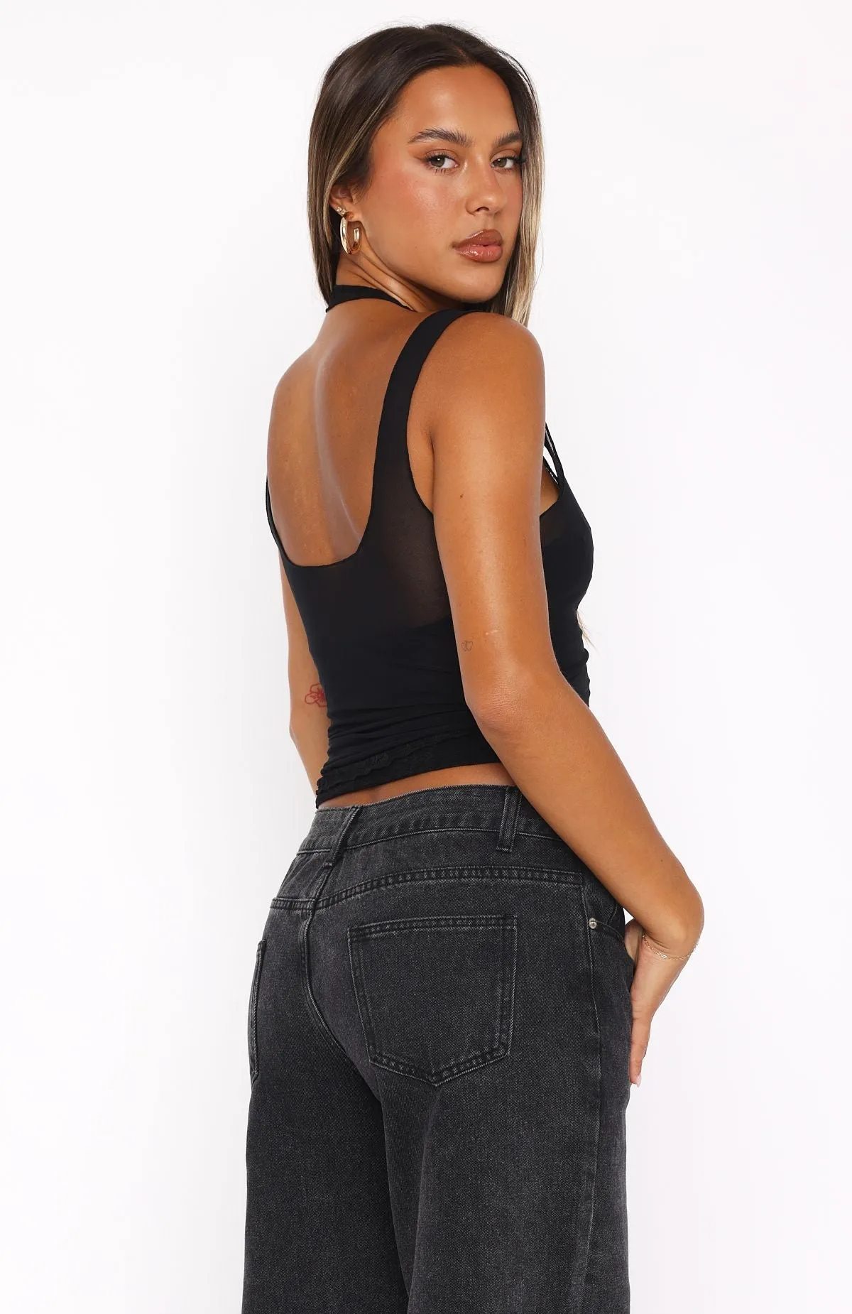 Heading Downtown Top Black sold by White Fox Boutique product image thumbnail 4