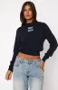 Designer Girl Knit Sweater Navy sold by White Fox Boutique