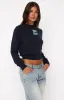 Designer Girl Knit Sweater Navy sold by White Fox Boutique