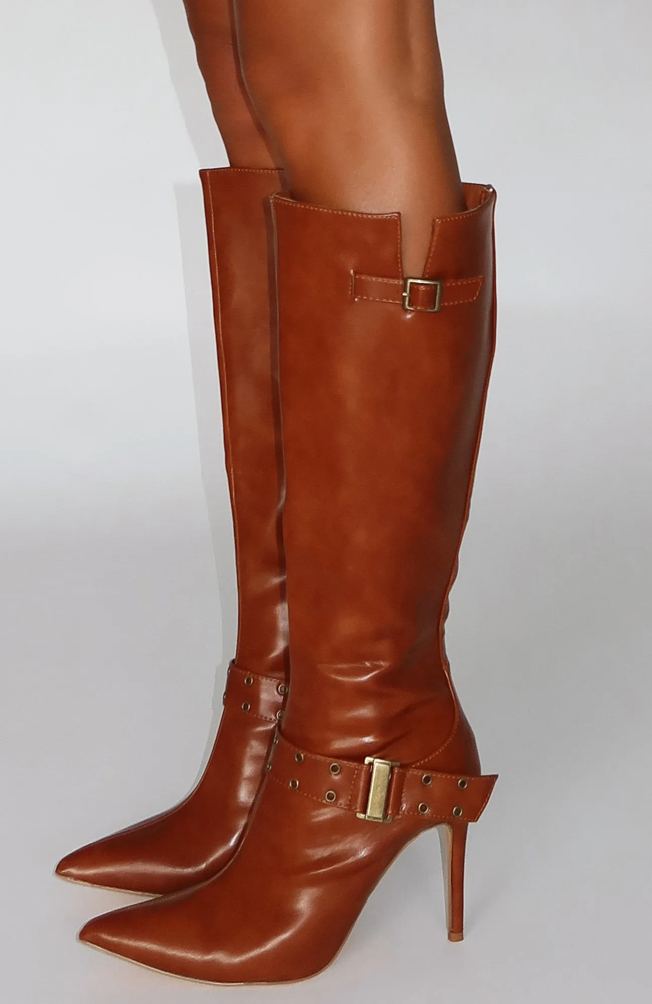 Bad Habit Knee High Boots Vintage Brown sold by White Fox Boutique product image thumbnail 4