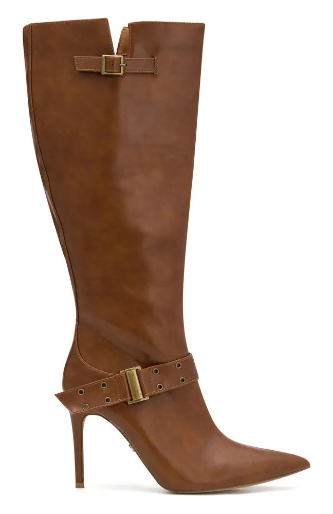 Bad Habit Knee High Boots Vintage Brown sold by White Fox Boutique product image thumbnail 2
