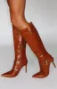 Bad Habit Knee High Boots Vintage Brown sold by White Fox Boutique