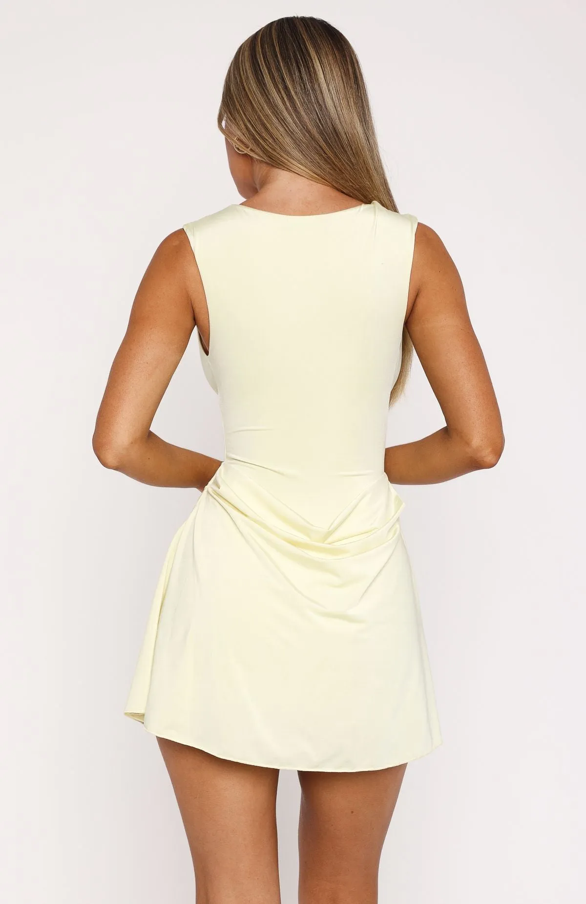Guest Of Honour Mini Dress Lemon sold by White Fox Boutique product image thumbnail 4