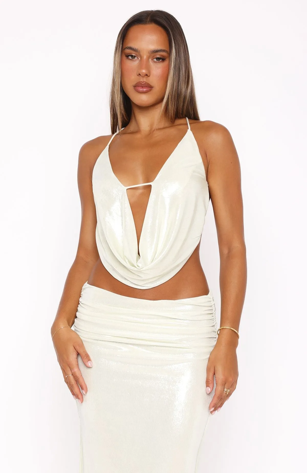 You're So Heartless Top Pearl sold by White Fox Boutique product image thumbnail 3