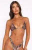 Golden Hour Bikini Top The Wild Print sold by White Fox Boutique