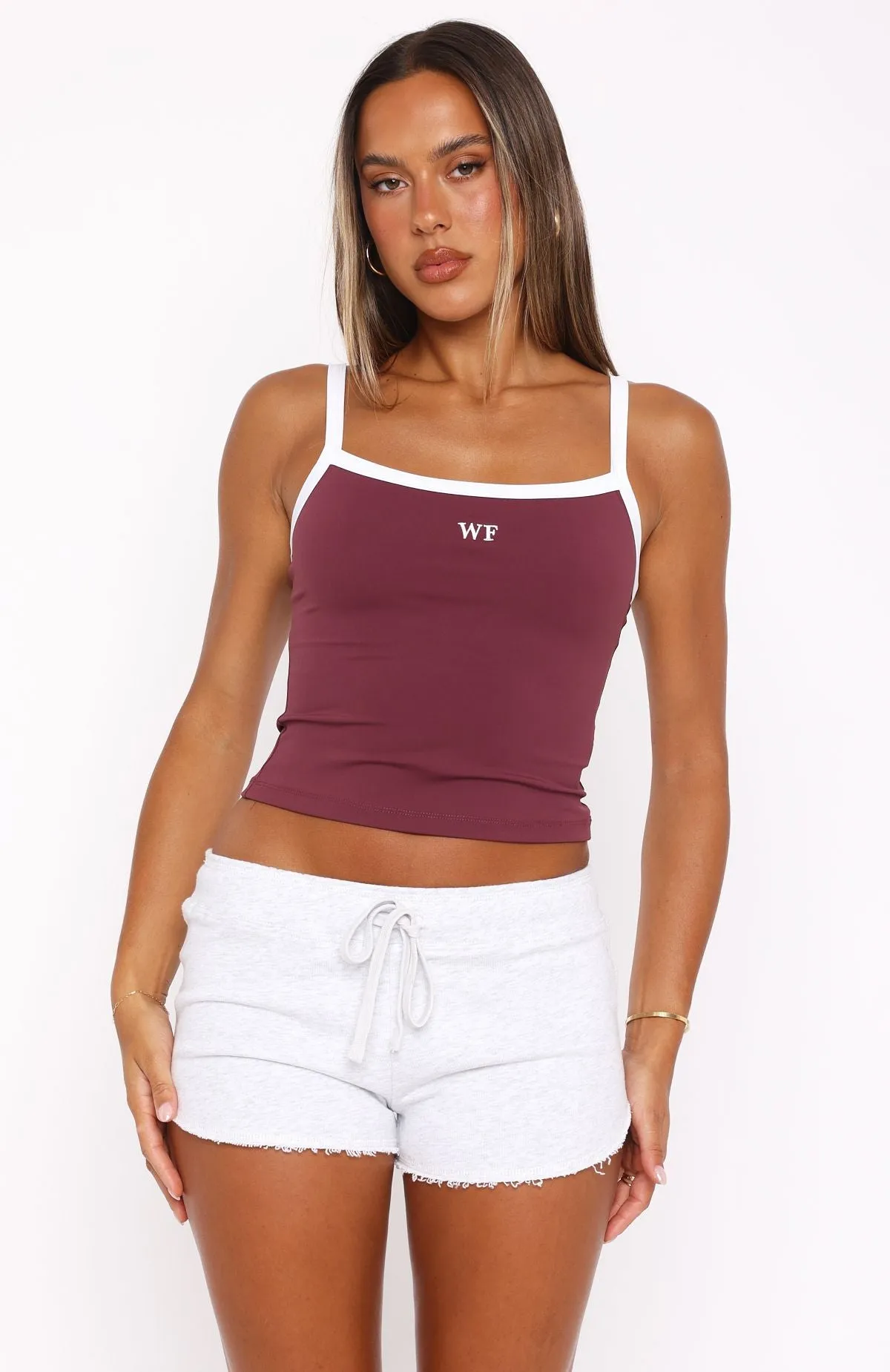 Follow Me Around Shorts Grey Marle sold by White Fox Boutique product image thumbnail 2