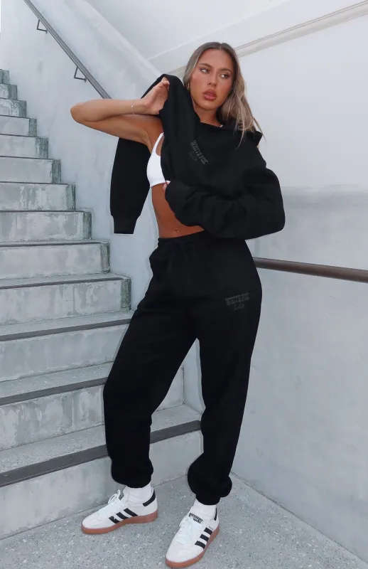 Capsule 9 Western Classic Sweatpants Black sold by White Fox Boutique